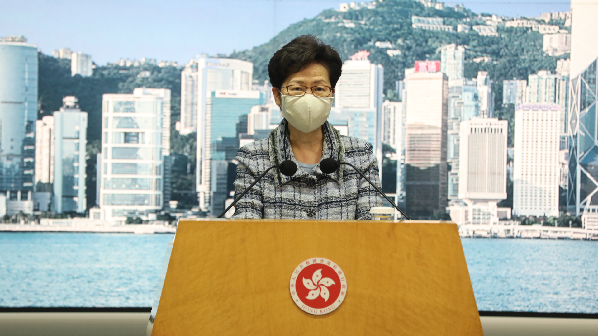 林鄭：必須反駁外國官員和議員對國家及香港的無理批評