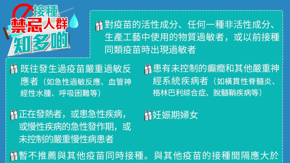 北京疾控：新冠病毒疫苗接種的5種禁忌