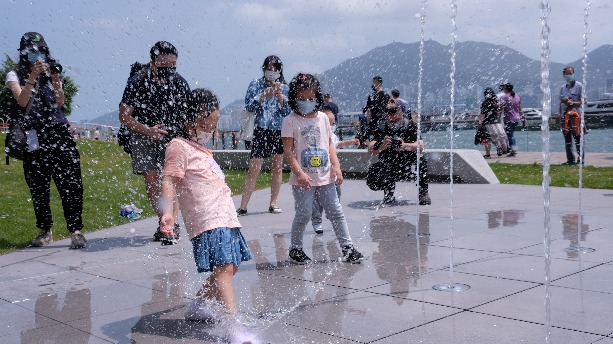 圖集｜觀塘海濱音樂噴泉今啟用