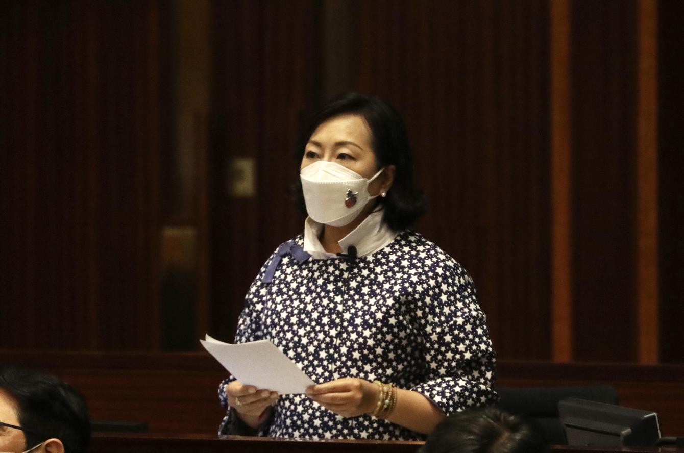 各政黨代表做三讀發言（大公文匯全媒體記者李斯哲攝）