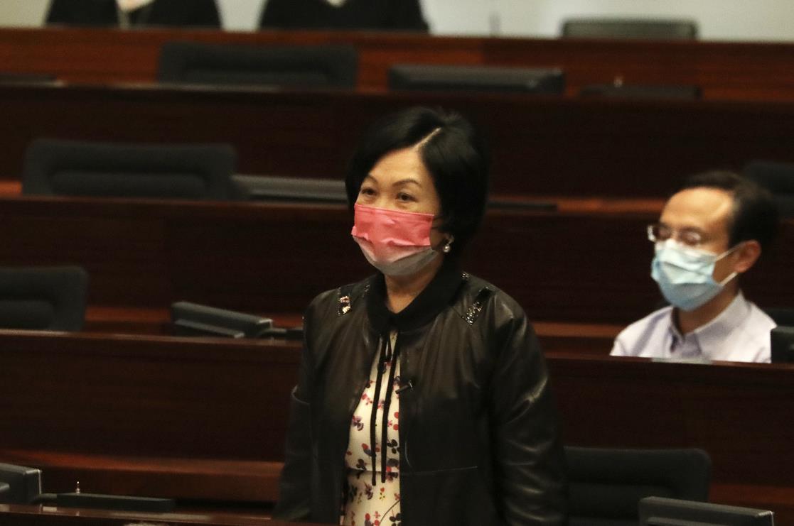 各政黨代表做三讀發言（大公文匯全媒體記者李斯哲攝）