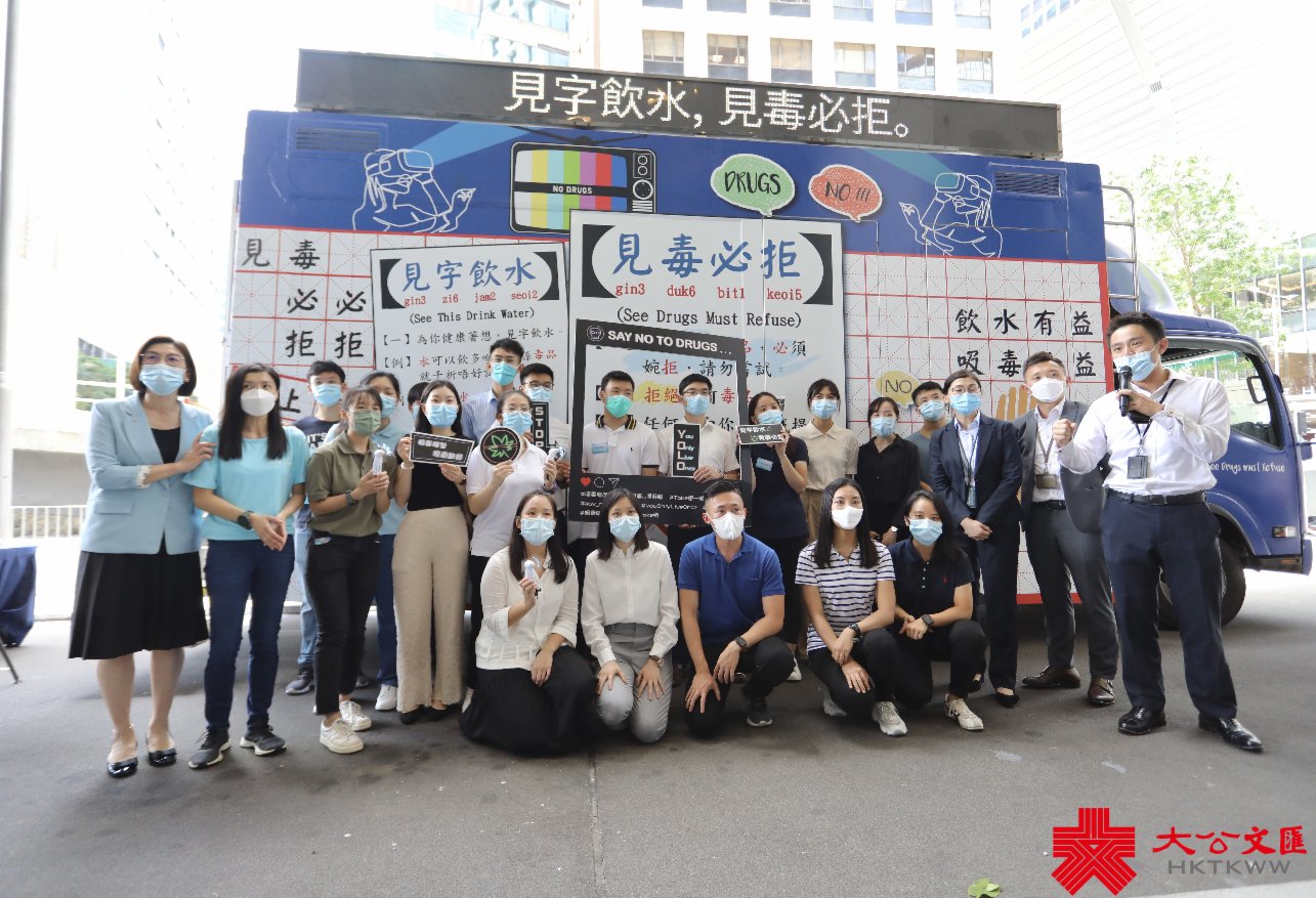 毒品調查科署理總警司吳穎詩表示，今年首5個月涉及毒品案被捕的青少年有278人，較去年同期增加近6成，當中最年輕涉及毒品案的被捕青年只有14歲。（大公文匯網記者攝）