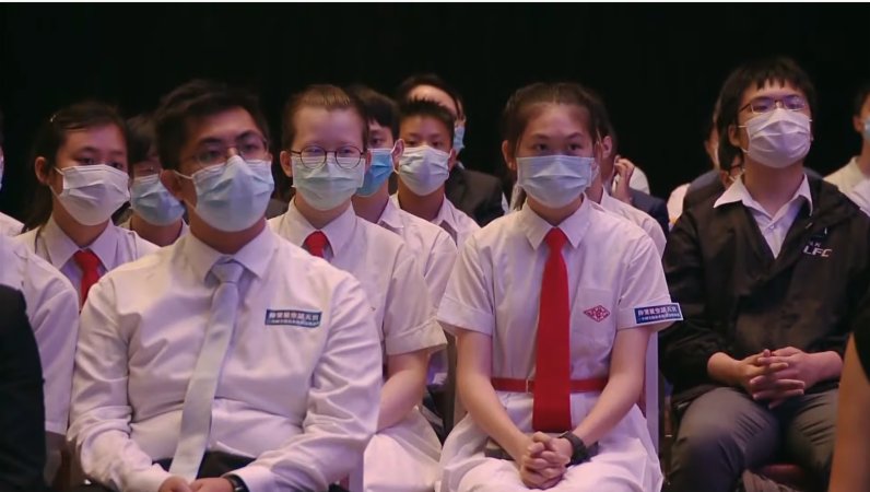 「時代精神耀香江」之仰望星空話天宮活動舉行，三名神舟十二號載人飛船航天員聶海勝、劉伯明、湯洪波，將在天宮空間站與香港青少年實時連線交流，並帶領香港市民參觀空間站的天和核心艙，及回答大家想知的問題。（大公文匯全媒體記者李斯哲攝）