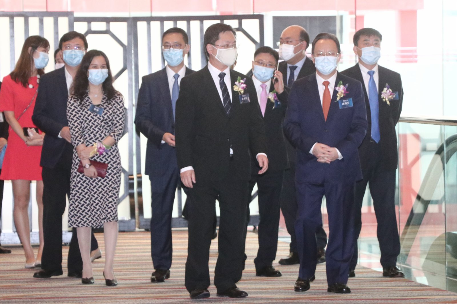 「時代精神耀香江」之仰望星空話天宮活動舉行，三名神舟十二號載人飛船航天員聶海勝、劉伯明、湯洪波，將在天宮空間站與香港青少年實時連線交流，並帶領香港市民參觀空間站的天和核心艙，及回答大家想知的問題。（大公文匯全媒體記者彭子文攝）