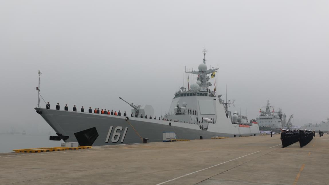 中國海軍第40批護航編隊起航奔赴亞丁灣