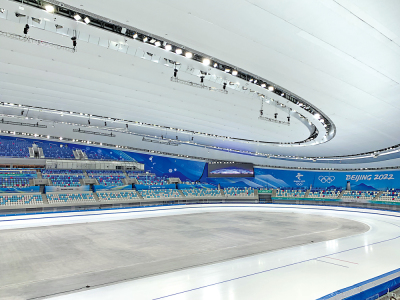 北京冬奧會/冰絲帶全面進入賽時狀態