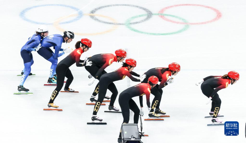 1月30日，運動員在首都體育館訓練。新華社
