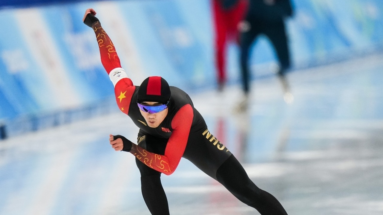 速滑500米摘中國男隊歷來首金　高亭宇勇破奧績稱王