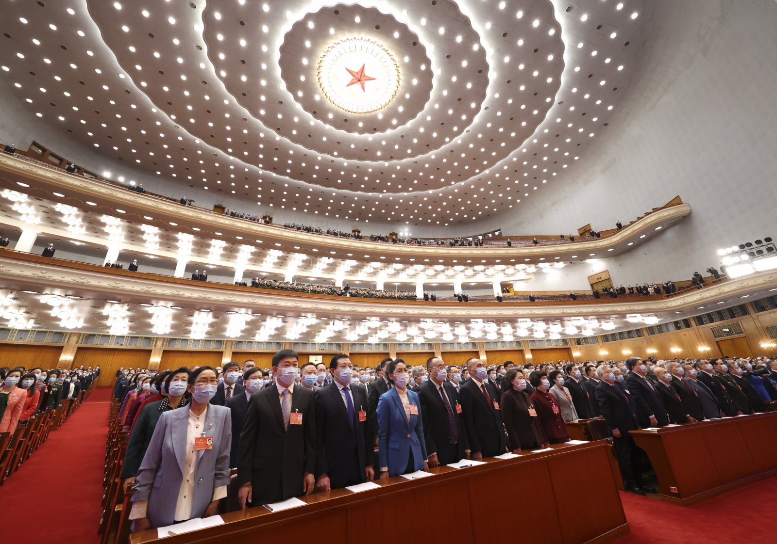 3月4日，中國人民政治協商會議第十三屆全國委員會第五次會議在北京人民大會堂開幕。新華社