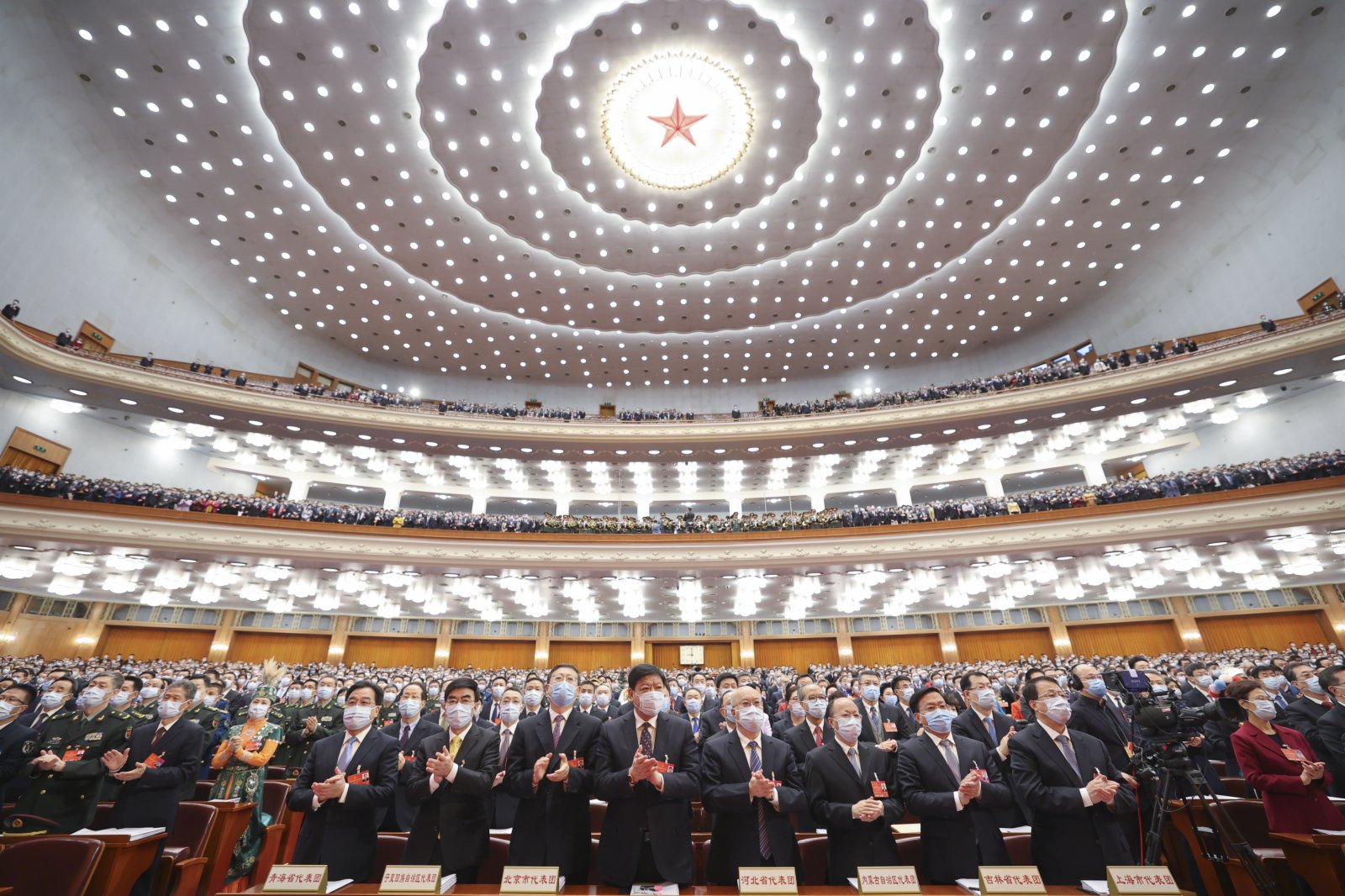 3月5日，第十三屆全國人民代表大會第五次會議在北京人民大會堂開幕。新華社