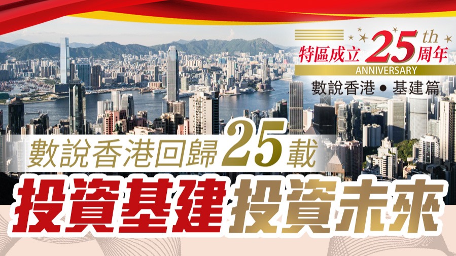 數說香港回歸25載 | 基建篇：投資基建 投資未來