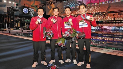 中國跳水隊世錦賽添兩金