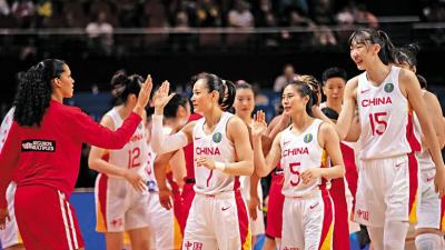 女籃世界盃淘汰賽喜獲上籤　中國女籃有望重登領獎台