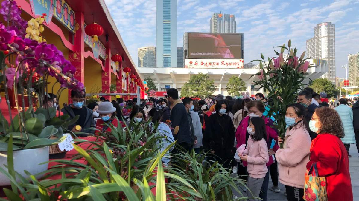 (多圖+有片)「行過花街才是年」 廣州「百年花市」回歸 - 內地 - 大公文匯網