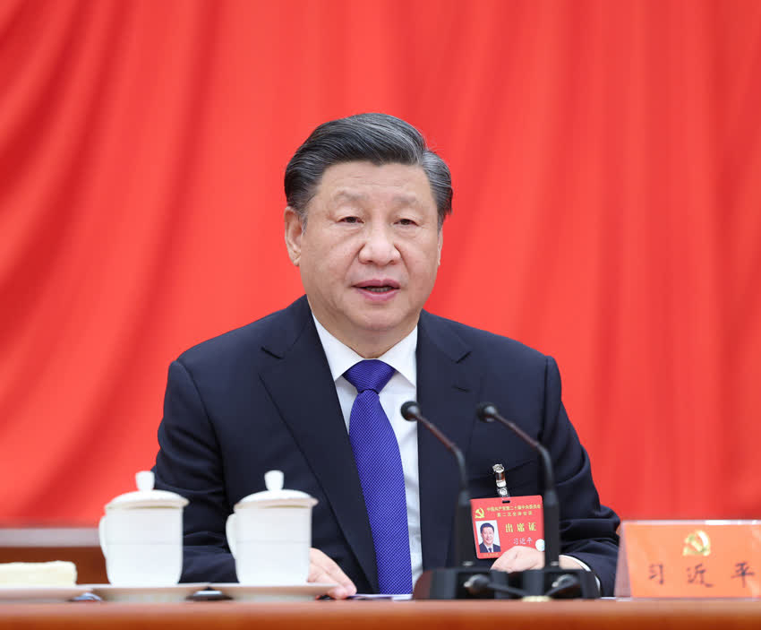 中國共產黨第二十屆中央委員會第二次全體會議，於2023年2月26日至28日在北京舉行。中央委員會總書記習近平作重要講話。新華社