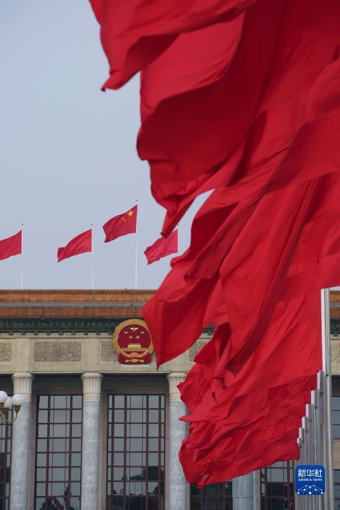 3月11日，十四屆全國人大一次會議在北京人民大會堂舉行第四次全體會議。（新華社記者邢廣利攝）