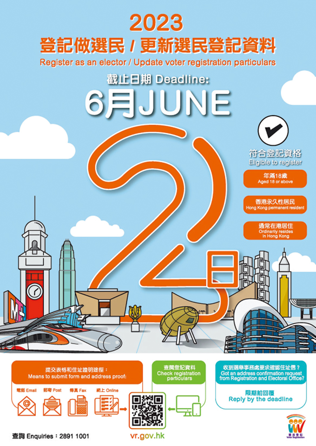 選民登記或更新住址6·2前須完成- 港聞- 今日大公