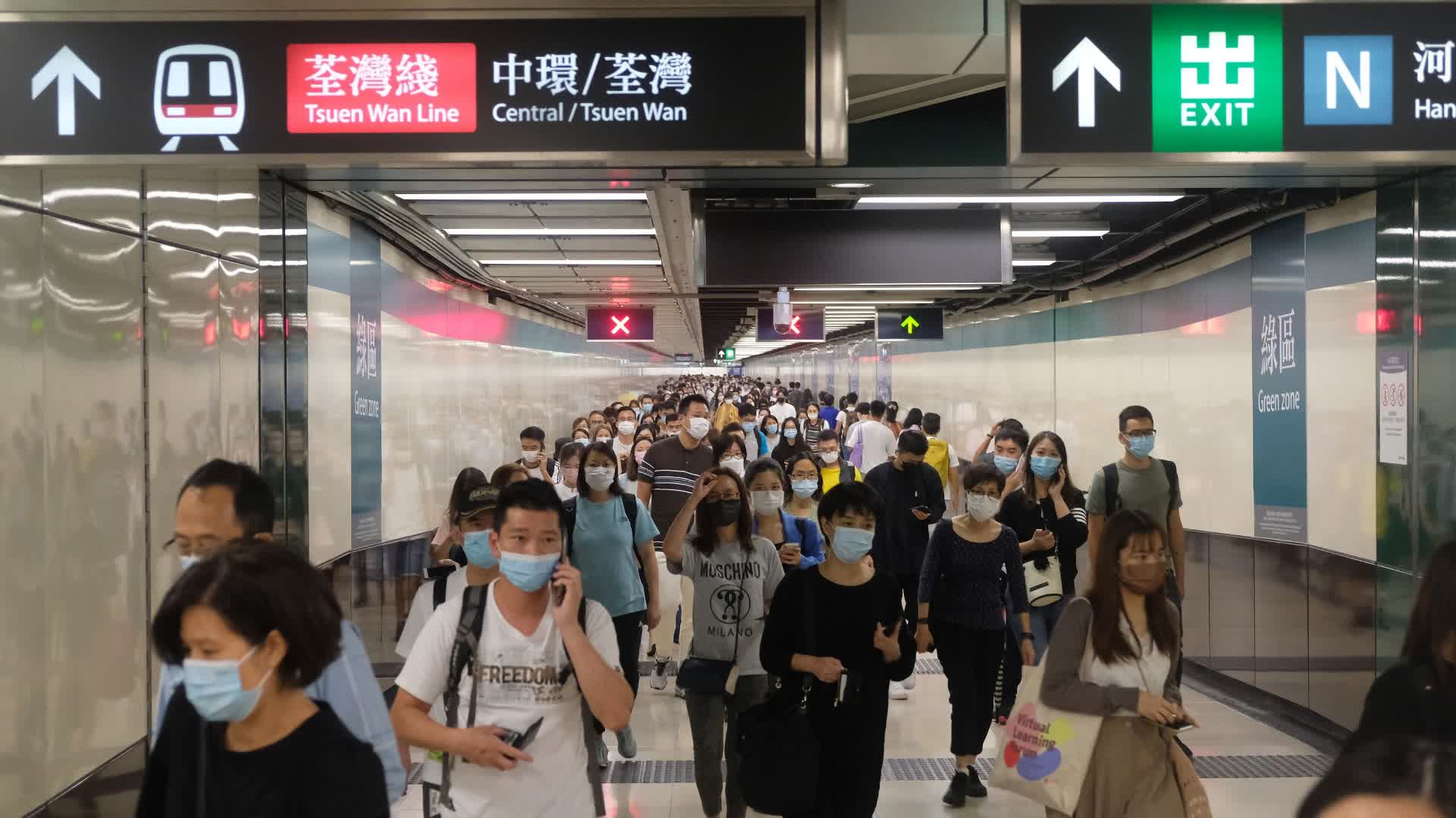 香港客流量回復至疫情前九成　跨境客約七成