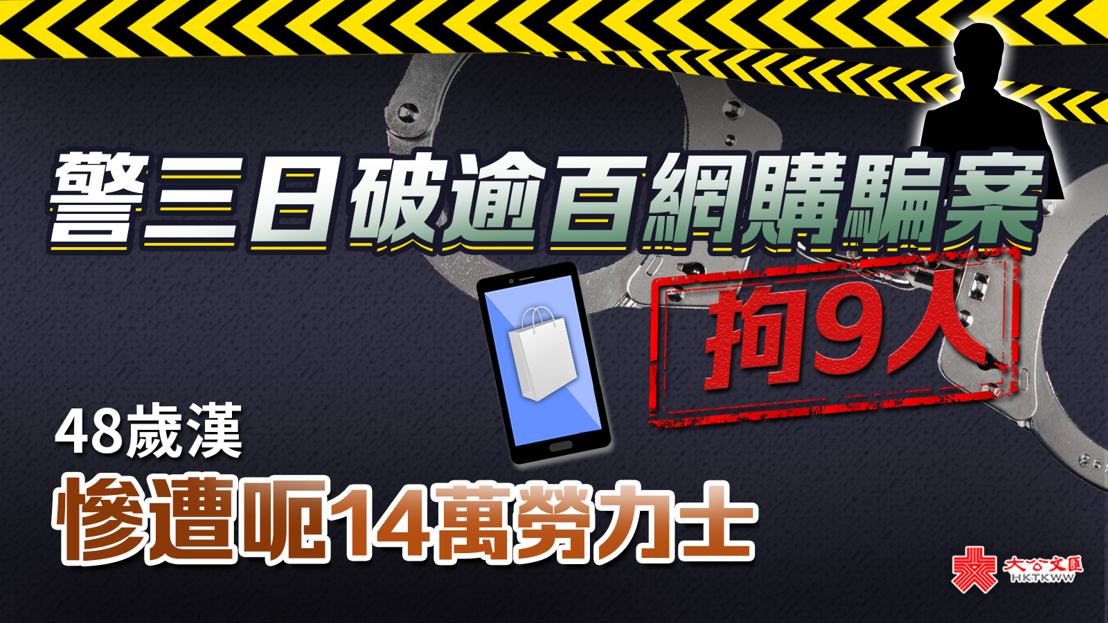 警三日破逾百網購騙案拘9人　48歲漢慘遭呃14萬勞力士