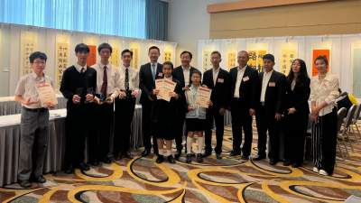 青少年書法大奬賽頒獎禮　獲獎學生：港青學習中華文化是大勢所趨