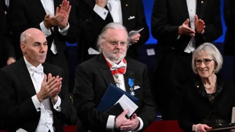 2023年諾貝爾獎頒獎儀式在斯德哥爾摩舉行