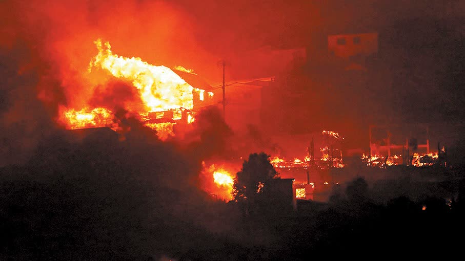 智利林火致死人數升至112人
