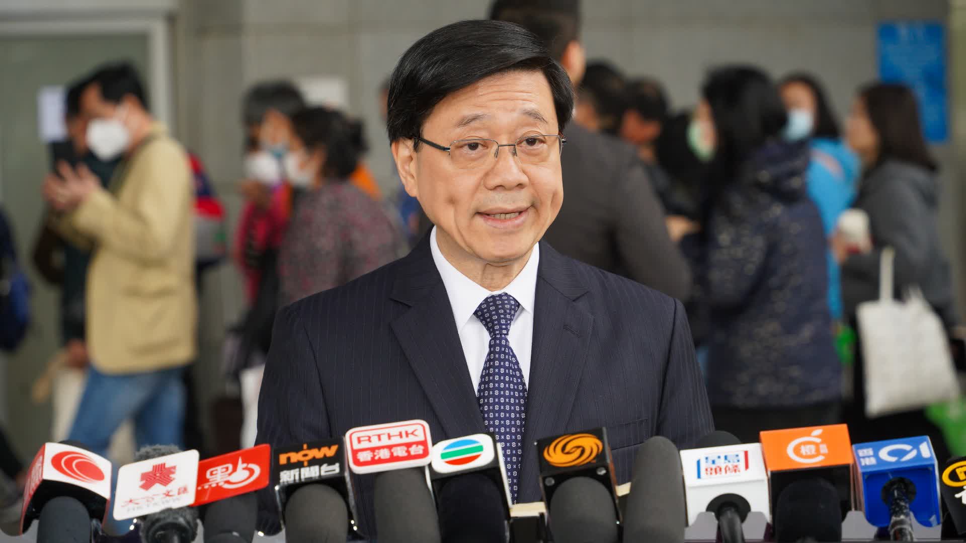 李家超：夏寶龍考察香港　釋放中央將不斷推出惠港政策的強烈信息