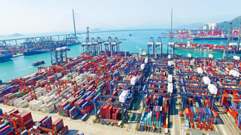 香港貨櫃吞吐量排名跌出全球十大