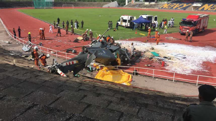 馬來西亞發生直升機相撞事故　致10人死亡