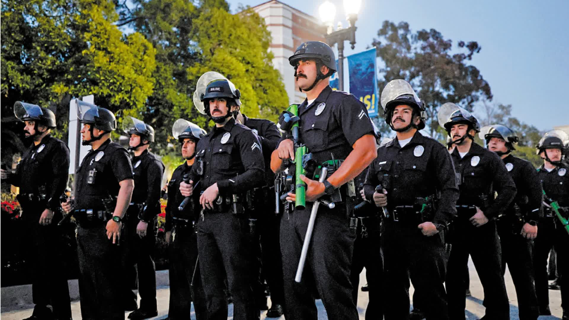 美大學反戰示威　逾2100人被捕