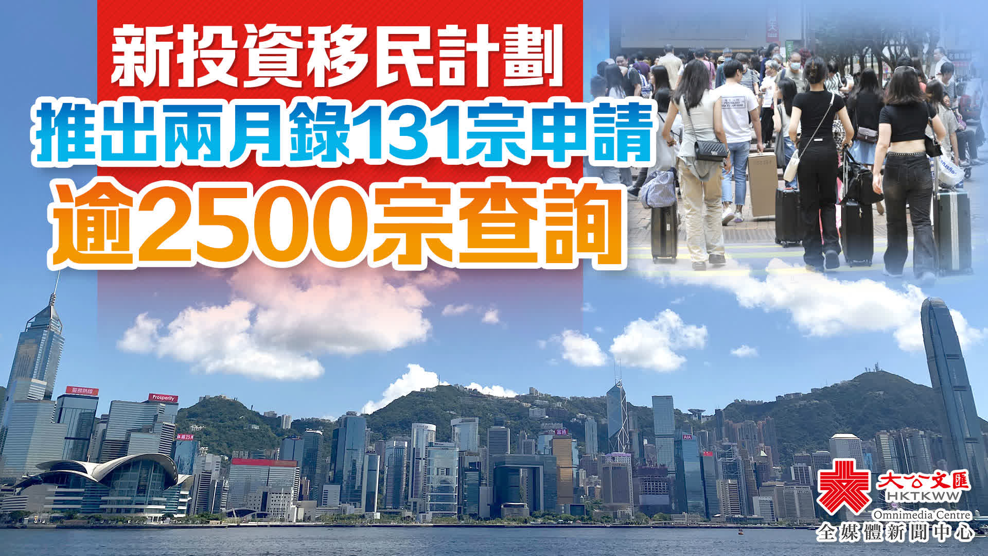 新投資移民計劃推出兩月錄131宗申請逾2500宗查詢- 香港- 大公文匯網