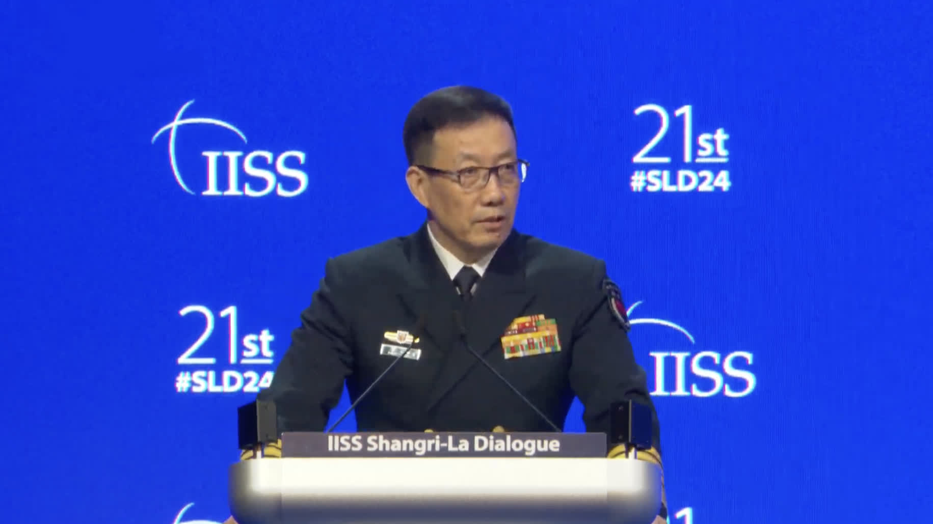 香會現場：中國防長被打斷仍堅持講完對台問題立場
