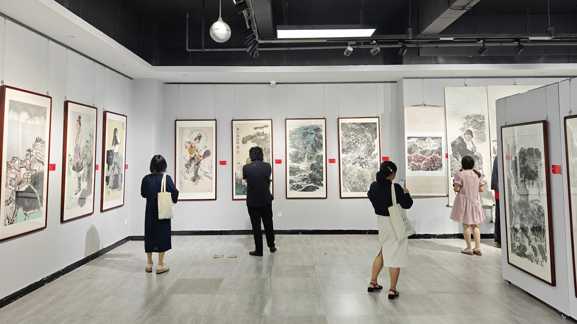 江西省中國畫學會名家作品邀請展第三期開幕
