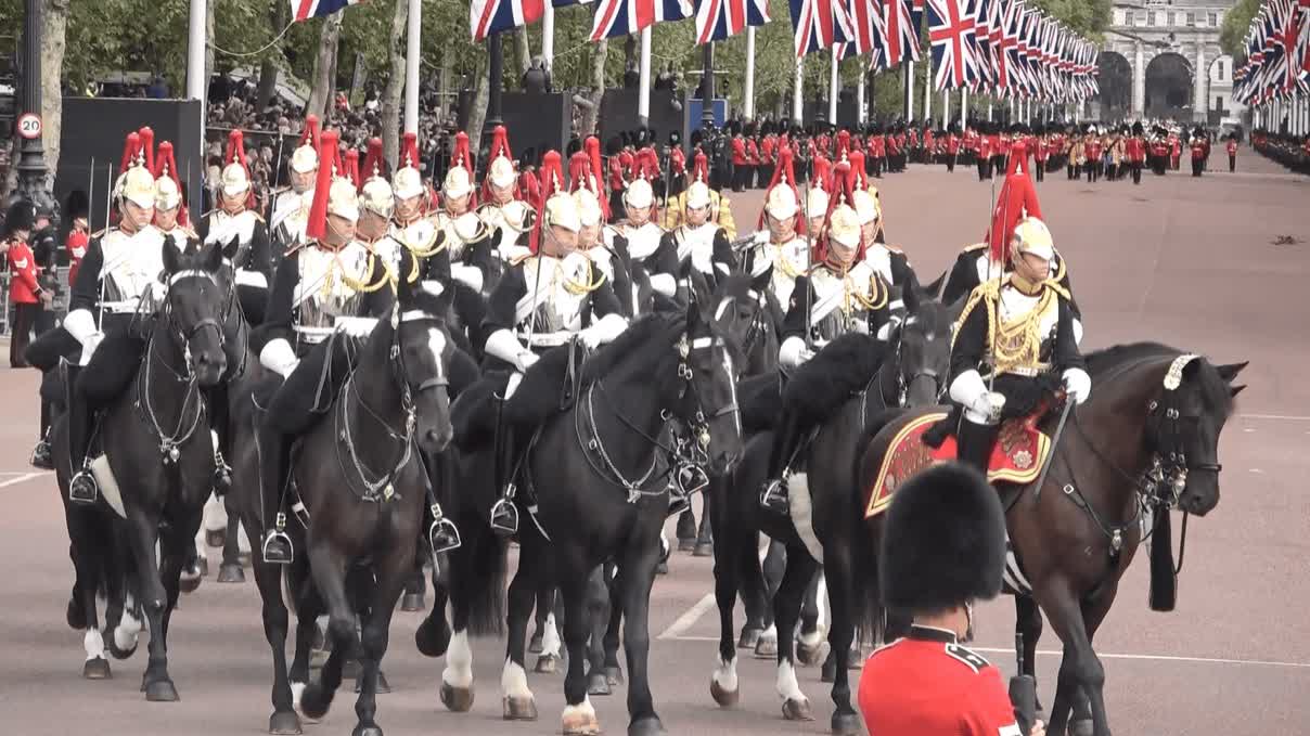 英國皇家騎兵隊馬匹受驚失控　在倫敦街頭狂奔