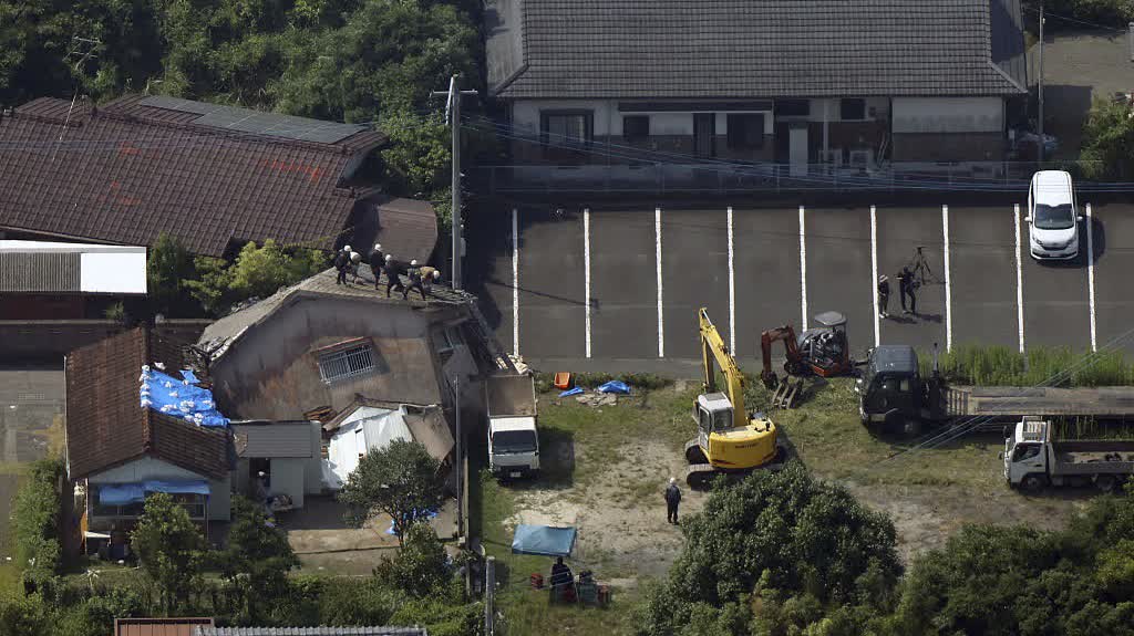 日本7.1級地震已致16人受傷