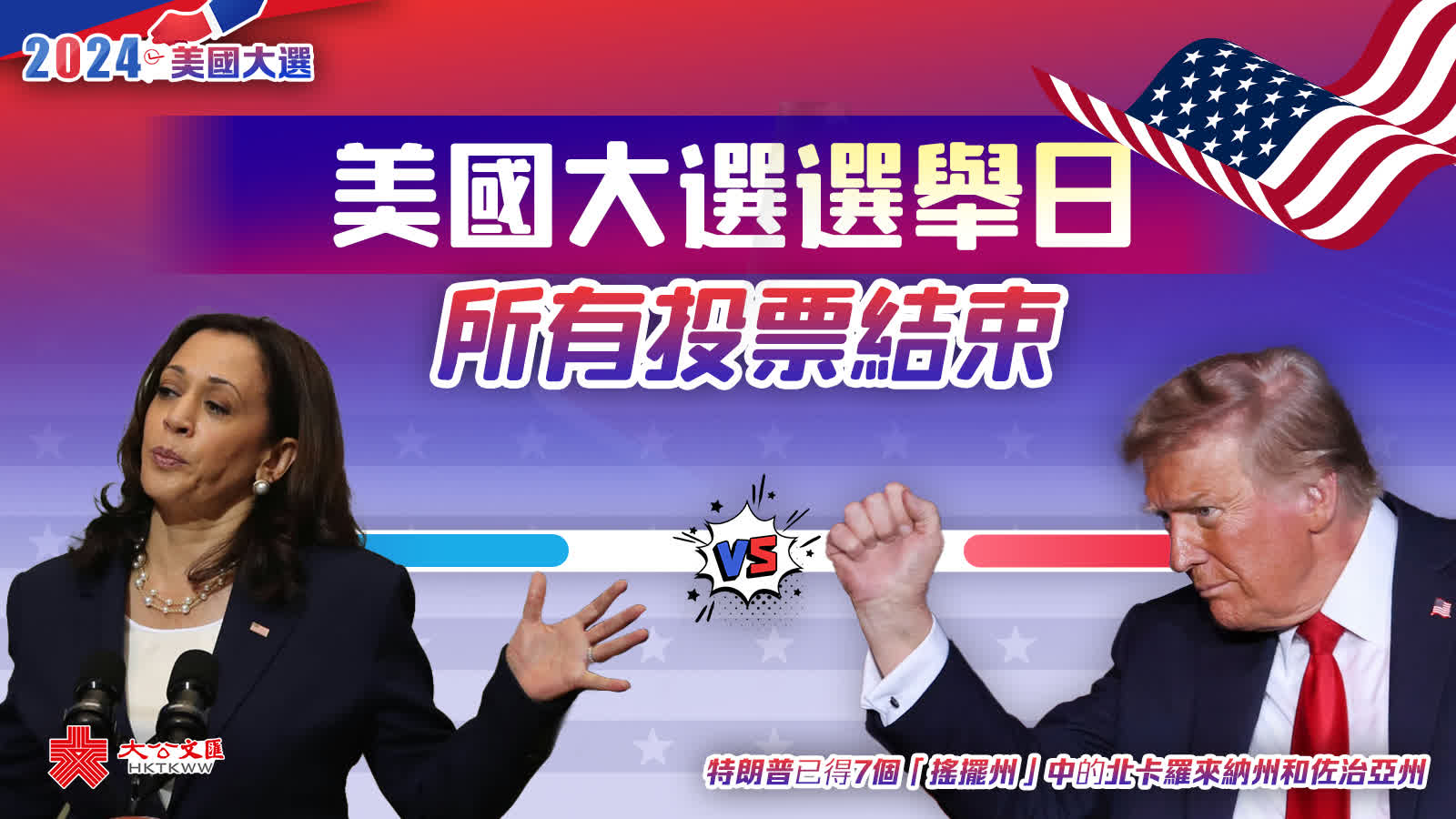 美國大選選舉日所有投票結束- 國際- 大公文匯網