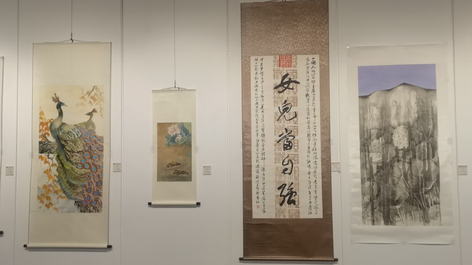 香港女中國書畫家協會辦作品展　品類豐富春意盎然