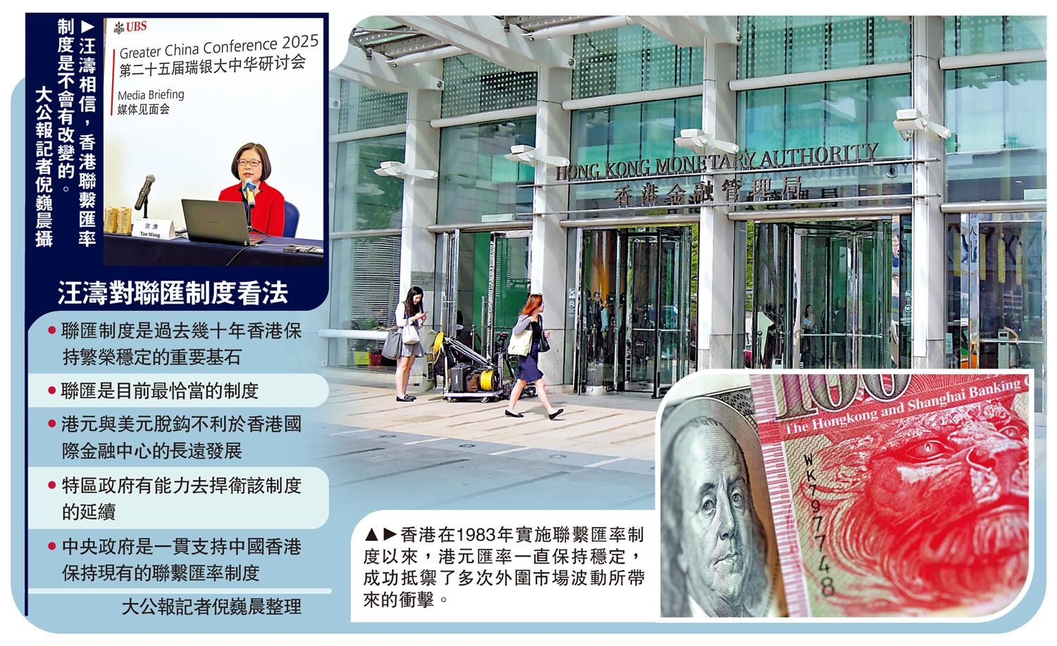 行之有效/瑞銀：聯匯是港繁榮穩定的重要基石- 經濟- 今日大公