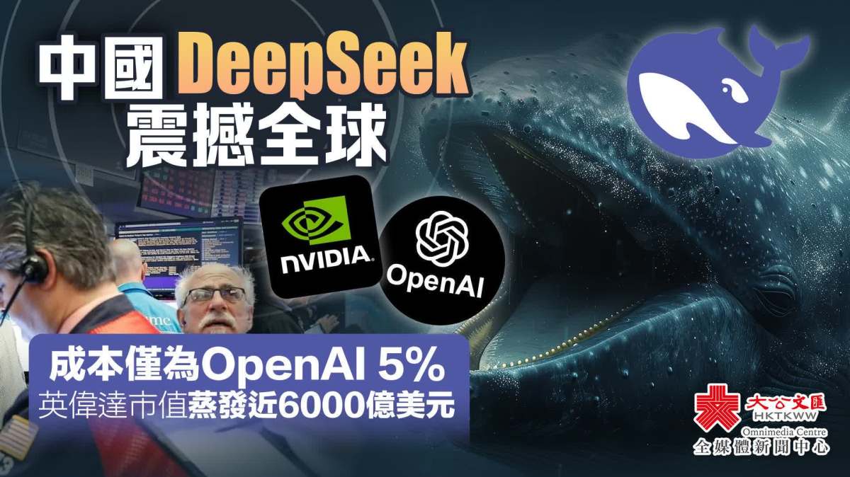 中國DeepSeek震撼全球 國產大模型創奇跡 - 首頁 - 大公文匯網