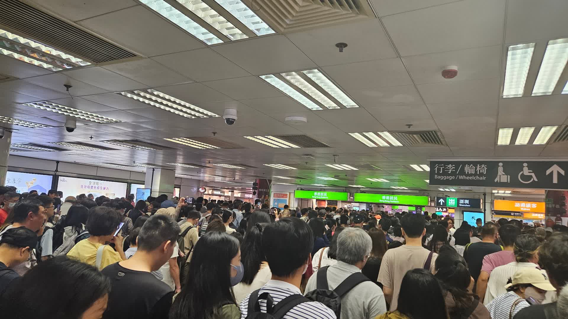 復活節︱截至下午4時　約41萬香港居民出境