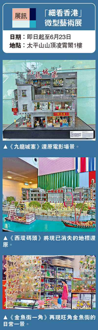 展訊\「細看香港」微型藝術展