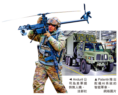 美國AI企業進入軍工市場