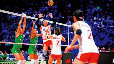 世界女排聯賽｜中國女排「雙重炮」　今強攻日本隊