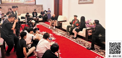 抗聯老兵憶抗日事跡  台青年補抗戰歷史課