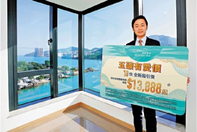 蔚藍東岸增設指引價 最多賣平三成