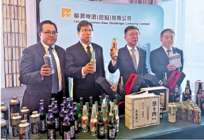 潤啤賺57億破頂 股價漲6%