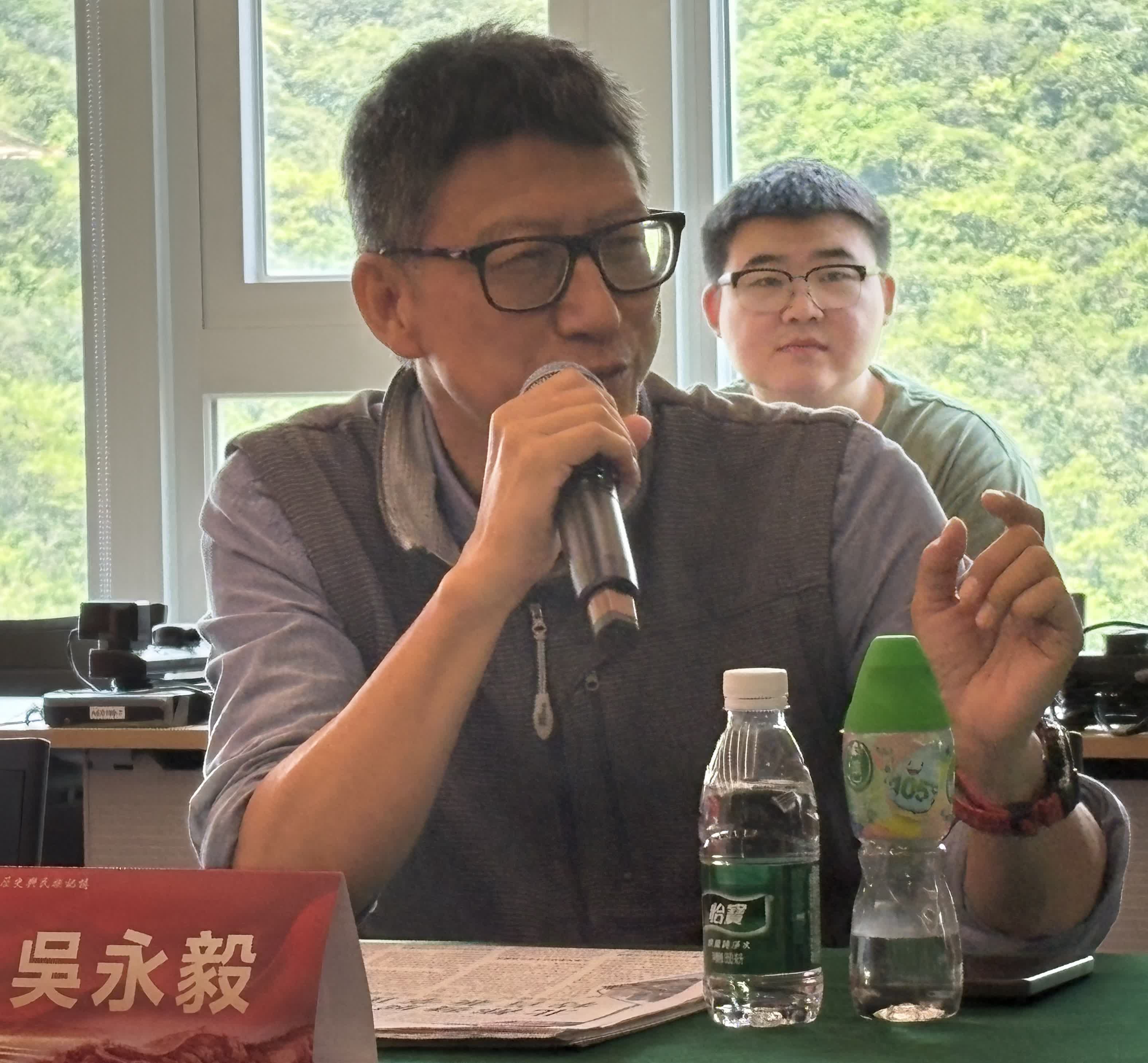 台灣電影文化資產保存協會常務理事吳永毅。