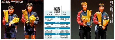 WTT中國大滿貫/WTT中國大滿貫 國乒男女雙稱冠