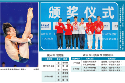 第十五屆全國運動會倒數3日/練俊傑全能摘金 李亞傑1米板奪冠