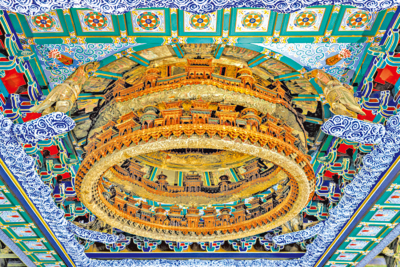 館藏擷英/天宮藻井\閒 雅